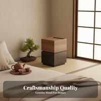 Minimalist Design Two-Tone Drawer Unit Multi-Purpose Nightstand Compact Size Bedside Table Modern Design for Apartment Dwellers, Homeowners, Tatami Room, Small Areas, Entryway, Closet