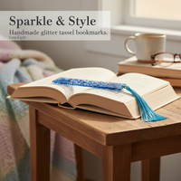 Creative Crystal Rectangle Bookmark DIY Kit with Tassel
