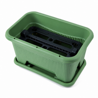 Rectangular Planter, Flower Pot, 50cm, Deep Type, 33L, Made of Polypropylene Resin, For Home Gardening & Balcony Gardening, With Drainage Filter Net & Tray
