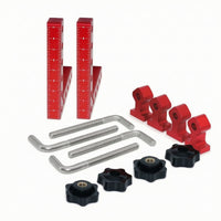 6 Pieces Woodworking Corner Clamp Hand-Tightening Right Angle Clamp Clamping Square Perforated Tool Sturdy for Woodworkers
