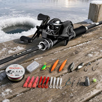 Carbon Fiber Lure Fishing Rod and Reel Combo for Freshwater and Saltwater Angling