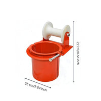tube-Mouth Cable Guide Wire-Laying Pulley Low-Friction for Electricians, Electrical Work