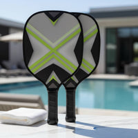 7 Pieces Poplar Wood Paddles for Pickleball Lightweight Wooden Pickleball Rackets Construction Racket Sports Gear for Beginners, Outdoor, Backyard