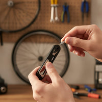 Bike Multitool Multifunction Bike Multi-Tool with Tire Lever Bike Multitool with Ratchet Wrench Compact for Cyclists, Cycling