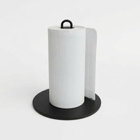 Dining Table Paper Towel Roll Holder for Kitchen and Room, Iron Dispensing with Rust-Resistant Spray Painted Finish