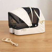 Breathable Pet Bike Seat with Mesh Canopy Travel-Friendly Bike Pet Carrier Long-Lasting Dog Bike Basket Rigid for Commuting