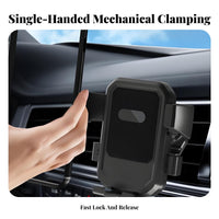 Automatic Clamping Weight-Activated Car Ph Single Mount 360° Rotation Air Vent Ph Single Holder Single-Handed Operation for Drivers