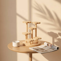 Wooden Display Stand Stable Tabletop Riser Sturdy for Collectors