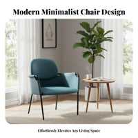 Light Luxury Upholstered Armchair with Exposed Frame Nordic Design Molded Shell Armchair Modern and aesthetic Dining Chair Comfortable for Interior Designers, Hotel Managers, Study Room, Home Office, perusing corner, Waiting Area