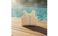 Inflation-Non-Inflation Kids Swim Vest Ruffle Sleeves Kids' Swim Vest Secure Fit for Beginners, Toddlers, Beach