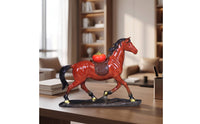 Horse Figurine Tabletop Horse Statue Sculptural for Collectors, Living Room Shelf, Entryway Console, Office Desk