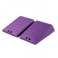 15-Degree Foam Wedge with Ribbed Surface Lightweight Exercise Wedge Portable Calf Stretch Board Stable for Runners