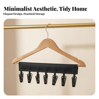 Cap Hanger Hook and Loop Fastener Quick Setup for Apartment Closets