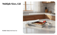 Rectangular Pan with Lid multipurpose Rectangular food container with Lid for Caterers