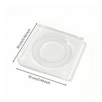 Clear Jewelry Display Tray Transparent Bangle Display Tray Visible Acrylic Bracelet Holder Tabletop for Jewelers, Photographers, Vanity, Boutique Counters