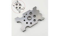 Steel Dapping Block with Recesses Polished Jewelry Forming Anvils Smooth Forming Block with Multiple Faces for Hobbyists, Metal Crafting, Workshops