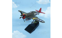 WW2 Classic Fighter Fighter Model Ready-Made Historic Warplane Model Painted Finish Alloy Plane Reproduction for Collection Cabinet