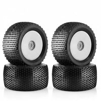4 Pieces 1/8 RC Truck Tire High Traction 1/8 Scale Truck Tire   Pin Pattern Rc Tires for Hobbyists