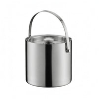 Double-Layer Ice Bucket Easy to Clean Stainless Steel Ice Bucket Large Capacity Drinkware for Home Bar, Party