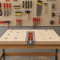 Embedded Tail Vise Strong Clamping Power Carpentry Tail Vise Easy Installation Workbench Hardware for Hobbyists, Cabinet Makers, Workshop
