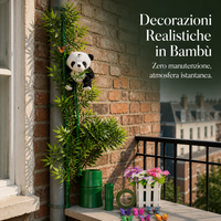 Artificial Bamboo & Birch Vine Pipe Cover Decoration for Indoor/Outdoor Use