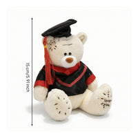 Graduation Teddy Bear Compact Stuffed Doll with Graduation Cap Adorable