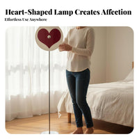 USB Powered Heart Projection Lamp Creative Design Heart Light Caster Light Flameless Romantic Mood Light Aluminum Body for Young Adults, Event Planners, Anniversary, Date Night, Home Decor, Living Room