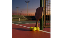 Walnut Paddle Racket Wood Paddle Racket with Ball Premium for Outdoor Use