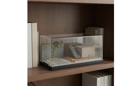 1:64 Parking Lot Diorama Box Realistic Details Model Car Garage Detailed Detail Diecast Car Display Case Case for Collectors, Enthusiasts, Desk