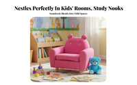 Kid-Sized Soft creature Character Chair Comfortable Seating Plush creature Sofa Chair Easy to Clean children's Furniture Supportive framework for Preschoolers, Toddlers, Parents, Kindergarten, Daycare Center, Playroom, story corner