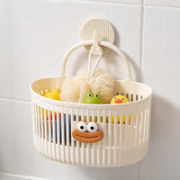 Multifunctional Wall-Mounted Storage Basket for Bathroom, Kitchen, Dorm, or Bedside