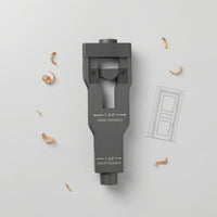Clamping Head Door Latch Mortise Tool Molded Door Latch Mortise Template Black Accurate