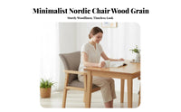 Thickly Padded Upholstered Armchair Sturdy Frame Dining Seat Ergonomic Support Household Furniture Breathable Upholstery Material for Homeowners, Office Workers, Interior Decorators, Study Room, Bedroom, Reading Nook