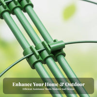 Sturdy brace Stackable Plant frame adaptable Garden Trellis Easy Assembly Gardening Supply Promotes Healthy Growth for Gardeners, householders, Potted Plants, Indoors, Outdoors, Balcony