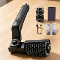 Electric Grill Brush 360 Degree Rotation USB-Charged Grill Scrubber Stainless Steel Bbq Cleaner Set for Patio