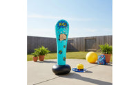 Inflatable Punching Bag Fast Spring Back Tumbler Freestanding Punching Pillar for Teens, Fitness