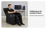 Minimalist Design Gaming Desk and Sofa Chair Combo Ergonomic Computer Table Set Reinforced Frame Workstation Furniture Multi-Functional for E-Sports Players, Home Users, Internet Cafe Owners, Bedroom, Study Room