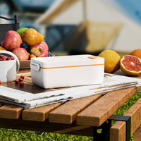 Heated Lunch Container Self Heating Lunch Box with Stainless Steel Interior Compact Portable Food Heater for Commuters