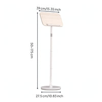 Floor Music Stand Height Adjustable Book Stand with Base Telescopic Floor Book Holder for Instrumentalists, Students, Home Study, Classroom, Office