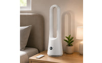 Bladeless Column Fan LED Display Bladeless Cooling Fan Home Appliance Timer Natural Wind for Indoor