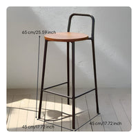 Designer Aesthetic Modern Bar Stool Modern Bar Stool with Back Indoor Outdoor Use Seating Furniture for Patio