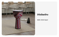 Djembe Drum Tuning Percussion Instrument Portable for Beginners, Musicians, in-Person Performances, Street Performance, Home Decoration