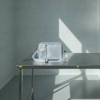 Clear Crossbody Bag with Front Pocket Compact PVC Bag with Front Pocket Clear Purse Handshands-Free Long-Lasting for Workers