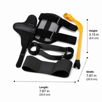 Golf Practice Set, 5-Piece Golf Practice Equipment for Posture Correction, Arm & Wrist Brace