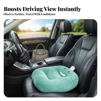 Motorist's Angled Pillow Increases Driving Height Booster Improves Visibility Ergonomic Design for Short motorist's