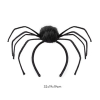 Halloween Spider Headband Black Spider Hairband Spooky Costume Headwear Handmade for Cosplayers, Cosplay