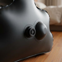 Inflatable Positioning Pillow Raised Sections Inflatable Wedge Pillow Glossy Portable Wedge Support Cushion for Bed, Floor