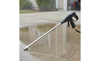 2 Pieces 4000 PSI Rated 1/4 Inch Quick Connect Wand Anti-Rust Pressure Washer Extension Wand Cleaning Tool Accessory