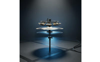 Cymbal Sound Enhancer Double Row Cymbal-topHat Gear for Drummers, Music Performance