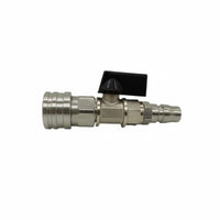 Sturdy Metal Build Pressure Washer Quick Coupler Washer Adapter Valve Leak Secure Connection High Pressure Hose Connector for Car Wash, Garage